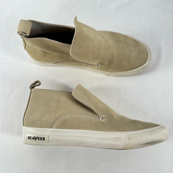 SeaVees Shoes - SeaVees Huntington Middie Suede Slip On‎ Shoe in Taupe Size 8.5